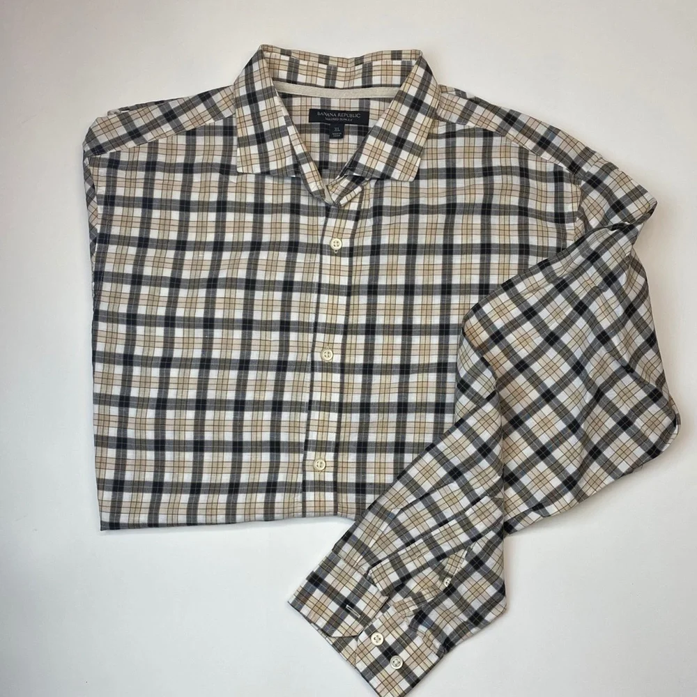 BANANA REPUBLIC XL CASUAL BUTTON DOWN